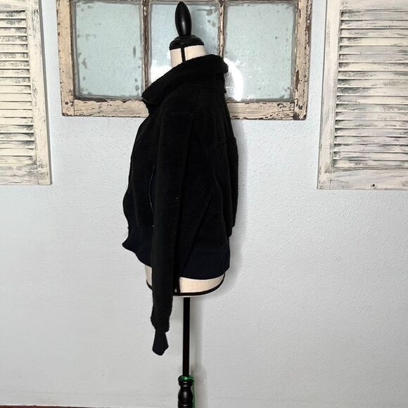 Lauren Ralph Lauren Womens Teddy Jacket Fully Zip Black Size Extra Large NWT - Picture 6 of 13